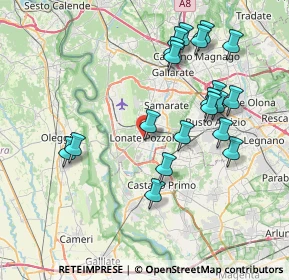 Mappa Via Galvani, 21015 Lonate Pozzolo VA, Italia (7.8945)