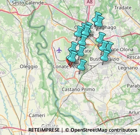 Mappa Via Galvani, 21015 Lonate Pozzolo VA, Italia (5.64688)