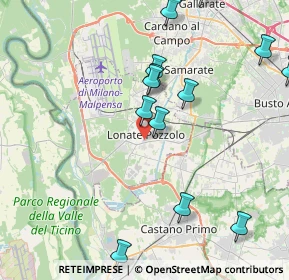 Mappa Via Galvani, 21015 Lonate Pozzolo VA, Italia (5.36375)