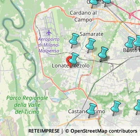 Mappa Via Galvani, 21015 Lonate Pozzolo VA, Italia (6.4315)