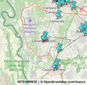 Mappa Via Galvani, 21015 Lonate Pozzolo VA, Italia (6.05)