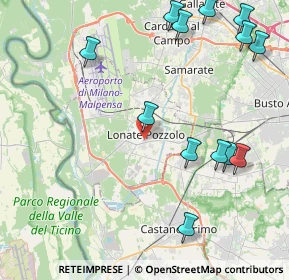 Mappa Via Galvani, 21015 Lonate Pozzolo VA, Italia (5.22077)