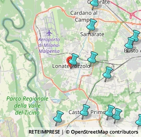Mappa Via Galvani, 21015 Lonate Pozzolo VA, Italia (6.89)