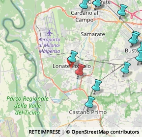 Mappa Via Galvani, 21015 Lonate Pozzolo VA, Italia (6.565)