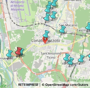 Mappa Via Galvani, 21015 Lonate Pozzolo VA, Italia (2.9965)