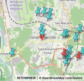 Mappa Via Galvani, 21015 Lonate Pozzolo VA, Italia (2.696)