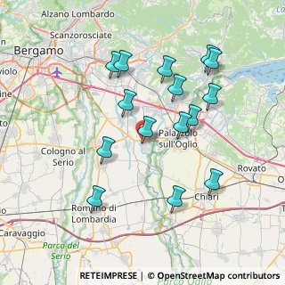 Mappa Via Giovanni XXIII Papa, 24050 Palosco BG, Italia (7.36733)