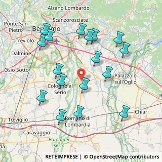 Mappa Via Brescia, 24050 Ghisalba BG, Italia (8.32)