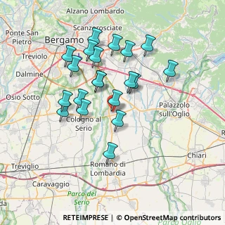 Mappa Via Brescia, 24050 Ghisalba BG, Italia (6.63)