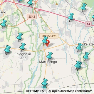 Mappa Via Brescia, 24050 Ghisalba BG, Italia (7.0465)
