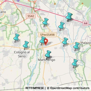 Mappa Via Brescia, 24050 Ghisalba BG, Italia (4.27167)
