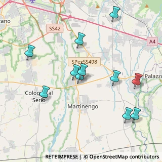 Mappa Via Brescia, 24050 Ghisalba BG, Italia (4.12455)