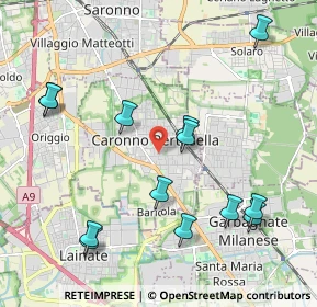 Mappa Via S. Alessandro, 21042 Caronno Pertusella VA, Italia (2.28385)