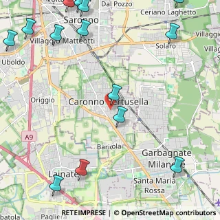 Mappa Via S. Alessandro, 21042 Caronno Pertusella VA, Italia (3.33143)