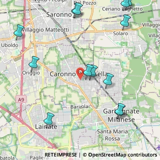 Mappa Via S. Alessandro, 21042 Caronno Pertusella VA, Italia (2.82769)