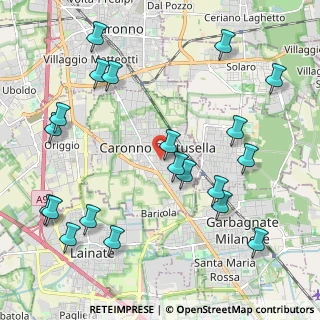 Mappa Via S. Alessandro, 21042 Caronno Pertusella VA, Italia (2.543)