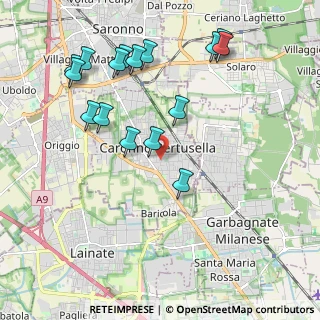Mappa Via S. Alessandro, 21042 Caronno Pertusella VA, Italia (2.2075)