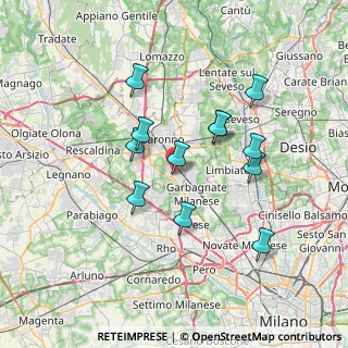 Mappa Via S. Alessandro, 21042 Caronno Pertusella VA, Italia (6.2975)