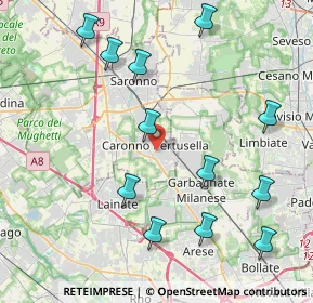 Mappa Via S. Alessandro, 21042 Caronno Pertusella VA, Italia (4.67583)