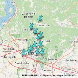 Mappa Via Piave, 25073 Bovezzo BS, Italia (5.61333)