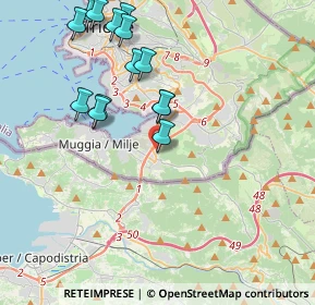 Mappa Via Flavia di Stramare 119 Montedoro, 34015 Muggia TS, Italia (4.19214)