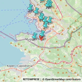 Mappa Via del Serbatoio, 34015 Muggia TS, Italia (4.64077)