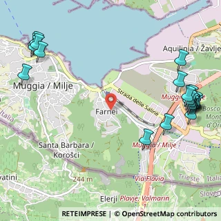 Mappa Via del Serbatoio, 34015 Muggia TS, Italia (1.5475)