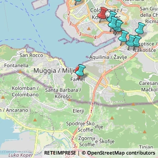 Mappa Via del Serbatoio, 34015 Muggia TS, Italia (2.98273)