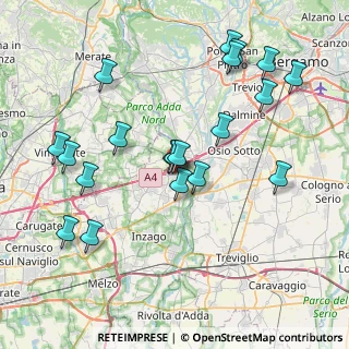 Mappa Via Fernando Santi, 20056 Trezzo sull'Adda MI, Italia (8.3265)