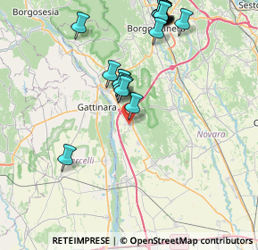 Mappa Via Erasmo Ferrari, 28074 Ghemme NO, Italia (8.6985)