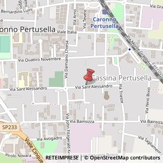 Mappa Via Sant'Alessandro, 636, 21042 Caronno Pertusella, Varese (Lombardia)