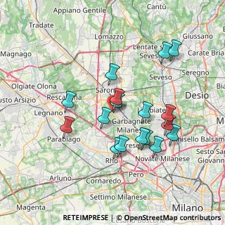 Mappa Via Caduti, 21042 Caronno Pertusella VA, Italia (6.77941)