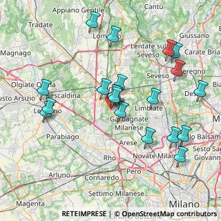 Mappa Via Caduti, 21042 Caronno Pertusella VA, Italia (8.032)