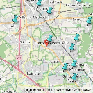 Mappa Via Caduti, 21042 Caronno Pertusella VA, Italia (3.12455)