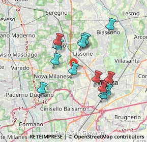Mappa Via Ferrario, 20835 Muggiò MB, Italia (3.205)