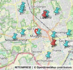 Mappa Via Ferrario, 20835 Muggiò MB, Italia (2.30706)