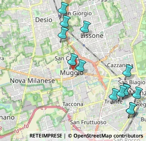 Mappa Via Ferrario, 20835 Muggiò MB, Italia (2.5)