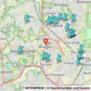 Mappa Via Ferrario, 20835 Muggiò MB, Italia (2.48526)