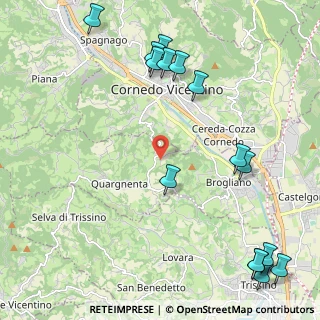 Mappa Via Carlassara, 36070 Brogliano VI, Italia (2.878)