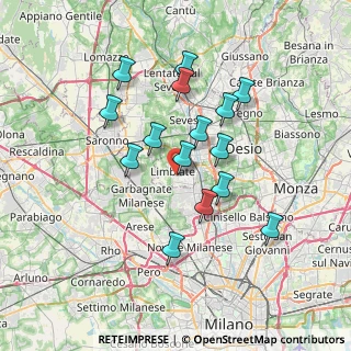 Mappa Via Unione, 20051 Limbiate MB, Italia (6.33)