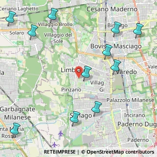 Mappa Via Unione, 20051 Limbiate MB, Italia (2.90273)