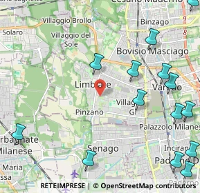 Mappa Via Unione, 20051 Limbiate MB, Italia (3.108)