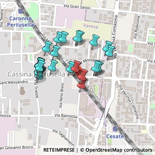 Mappa Via Toti Enrico, 21042 Caronno Pertusella VA, Italia (0.20259)