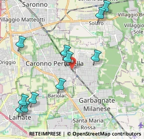Mappa Via Toti Enrico, 21042 Caronno Pertusella VA, Italia (2.45727)