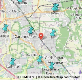 Mappa Via Toti Enrico, 21042 Caronno Pertusella VA, Italia (2.95364)