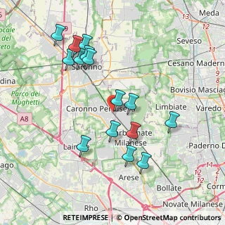 Mappa Via Toti Enrico, 21042 Caronno Pertusella VA, Italia (3.87867)