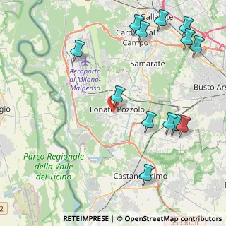 Mappa 21015 Lonate Pozzolo VA, Italia (5.34077)
