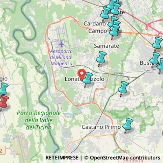 Mappa 21015 Lonate Pozzolo VA, Italia (6.769)
