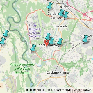 Mappa 21015 Lonate Pozzolo VA, Italia (5.53923)