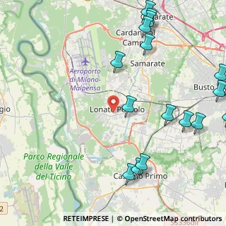Mappa 21015 Lonate Pozzolo VA, Italia (6.3955)